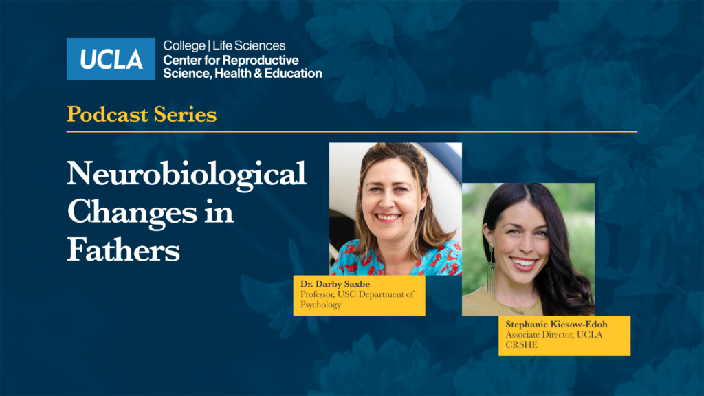CRSHE Podcast Cover Image Dr. Darby Saxbe and Stephanie Kiesow-Edoh