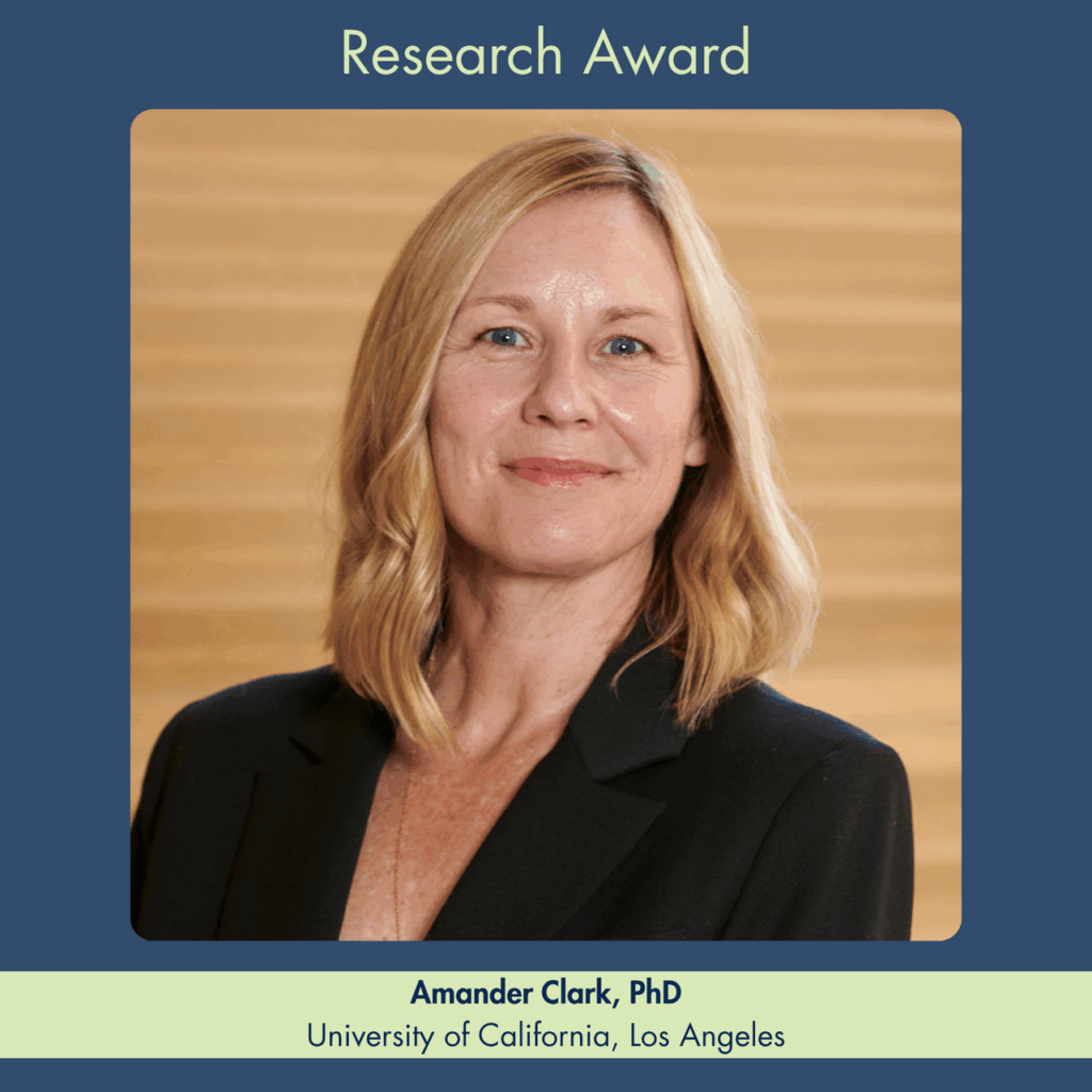 CRSHE Director Dr. Amander Clark named 2026 Research Award recipient by the Society for the Study of Reproduction